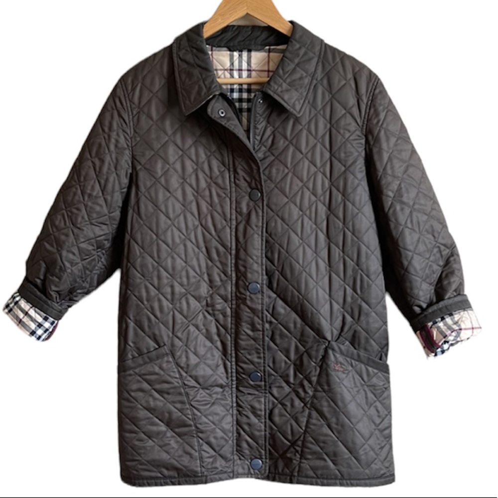 Burberry Olive Quilted Jacket